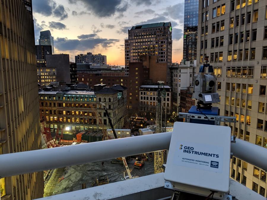 Automatic monitoring by GEO-Instruments in Boston